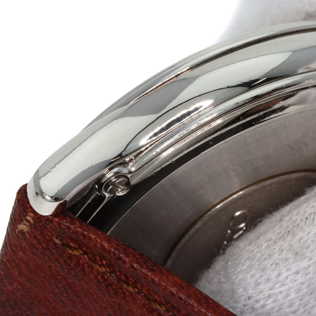 SEIKO Watches Quartz SBGS005 9587-7000 PT950 , leather Silver Grand Seiko Silver dial mens Used Authentic