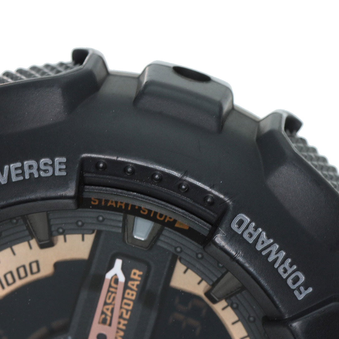 CASIO Watches Quartz GA-110RG Resin-based, Resin black G shock black dial mens Used Authentic