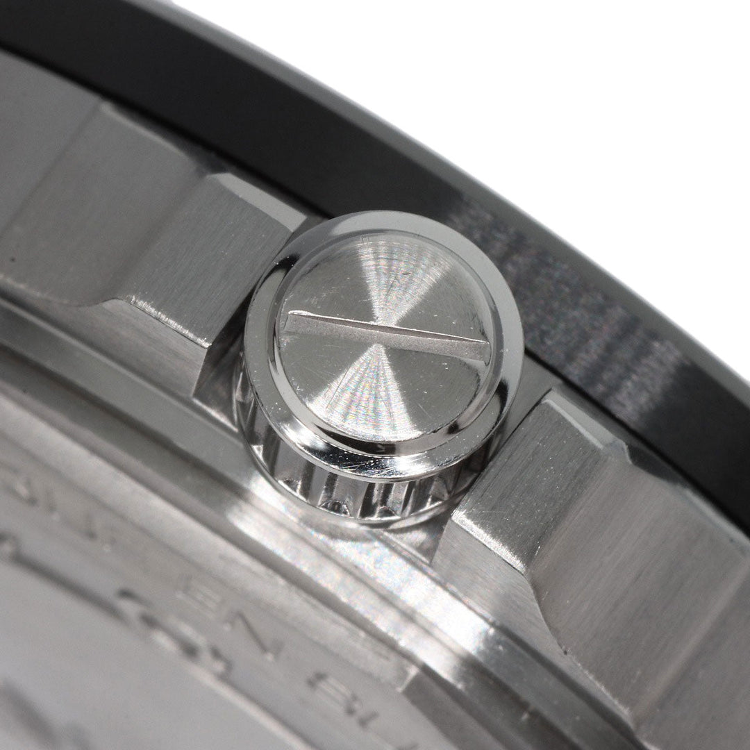 BVLGARI Watches Mechanical Automatic DG42SC Stainless Steel, Rubber, Ceramic Silver Diagono Date Ceramic black dial mens Used Authentic