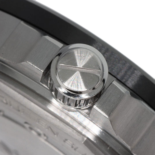 BVLGARI Watches Mechanical Automatic DG42SC Stainless Steel, Rubber, Ceramic Silver Diagono Date Ceramic black dial mens Used Authentic