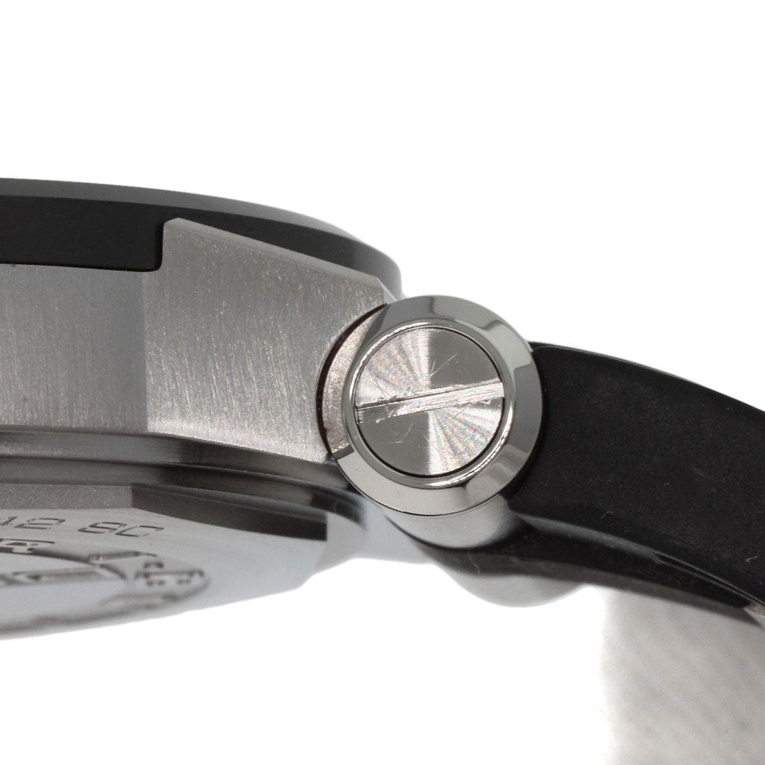BVLGARI Watches Mechanical Automatic DG42SC Stainless Steel, Rubber, Ceramic Silver Diagono Date Ceramic black dial mens Used Authentic