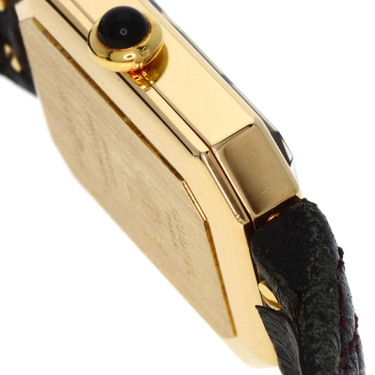 CHANEL Watches Quartz H0090 K18YG, leather gold Premiere black dial Women Used Authentic