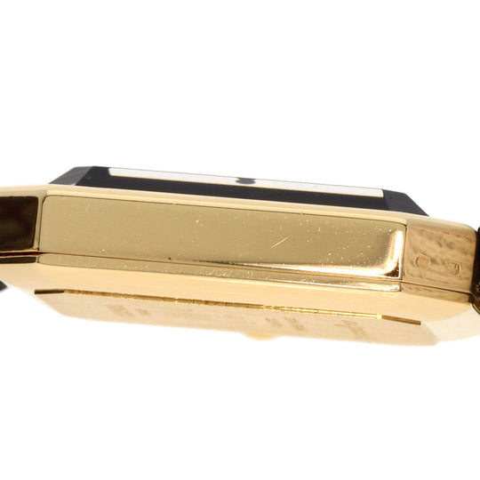 CHANEL Watches Quartz H0090 K18YG, leather gold Premiere black dial Women Used Authentic