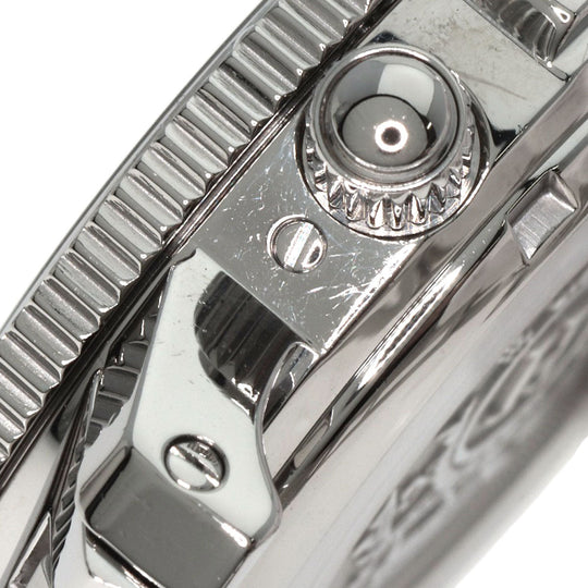 HERMES Watches Quartz CL2.910 Stainless Steel , Stainless Steel Silver Clipper Diver Chronograph black dial mens Used Authentic