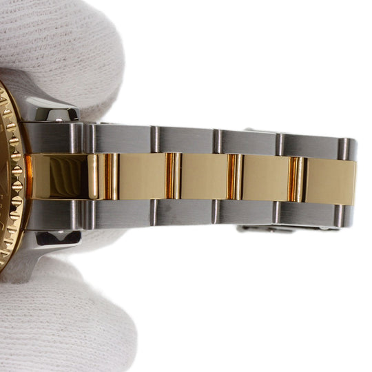 ROLEX Watches Mechanical Automatic 69623 Stainless Steel , SSxK18YG gold Yacht master blue dial Women Used Authentic