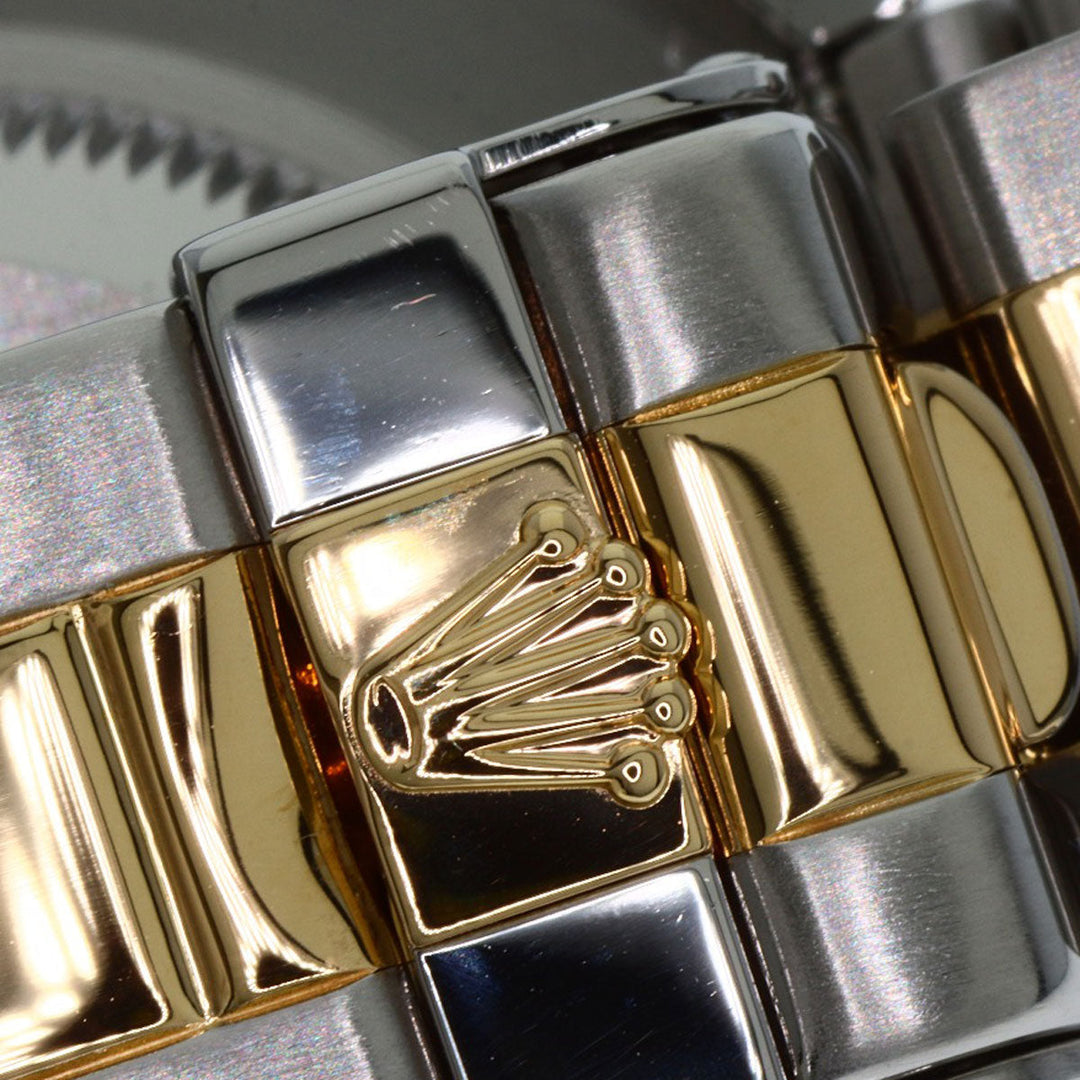 ROLEX Watches Mechanical Automatic 69623 Stainless Steel , SSxK18YG gold Yacht master blue dial Women Used Authentic
