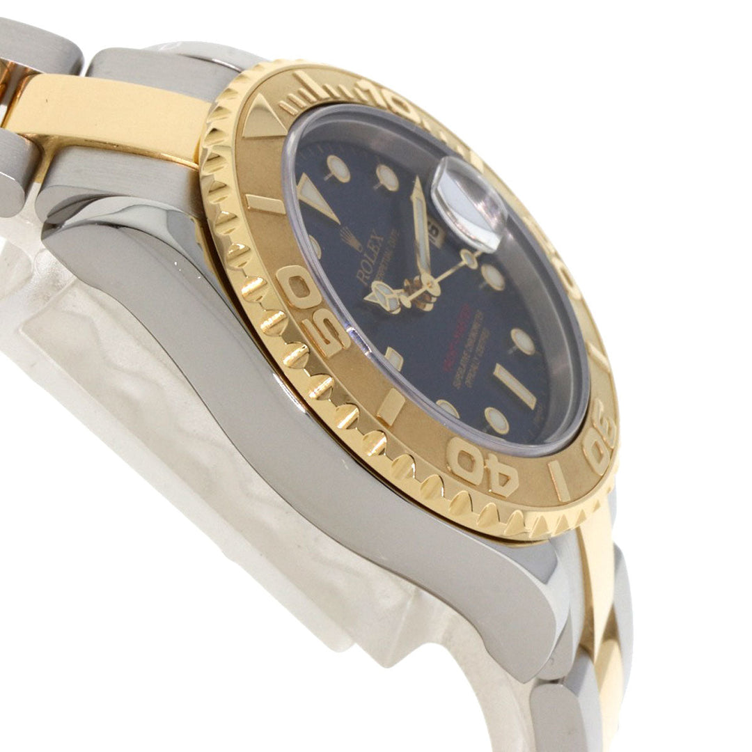 ROLEX Watches Mechanical Automatic 69623 Stainless Steel , SSxK18YG gold Yacht master blue dial Women Used Authentic