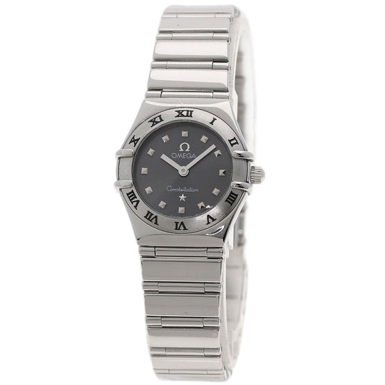 OMEGA Watches Quartz 1561.51 Stainless Steel , Stainless Steel Silver Constellation gray dial Women Used Authentic