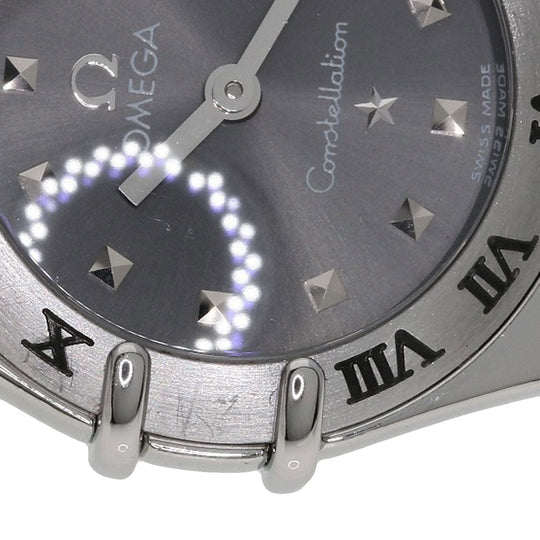 OMEGA Watches Quartz 1561.51 Stainless Steel , Stainless Steel Silver Constellation gray dial Women Used Authentic