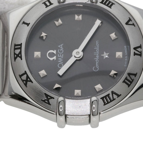 OMEGA Watches Quartz 1561.51 Stainless Steel , Stainless Steel Silver Constellation gray dial Women Used Authentic