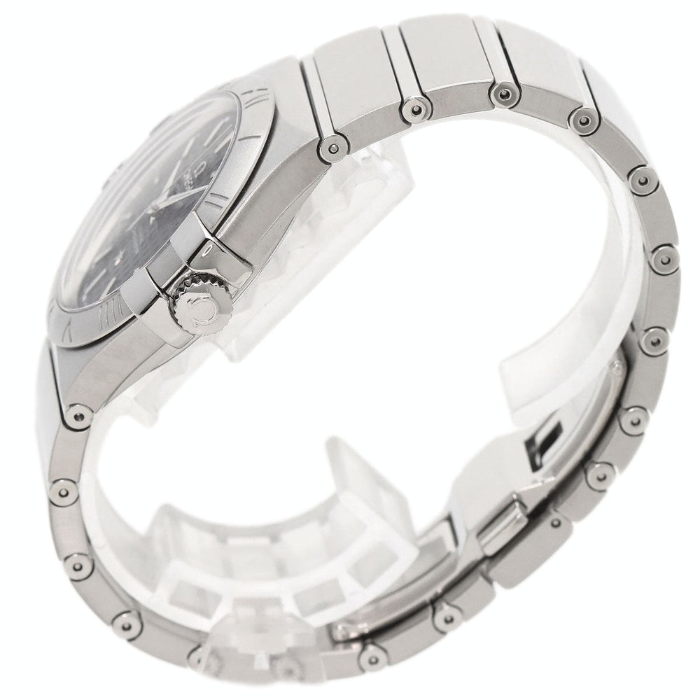 OMEGA Watches Mechanical Automatic 123.10.35.20.01.002 Stainless Steel , Stainless Steel Silver Constellation Co-Axial 1.4" black dial Women Used Authentic