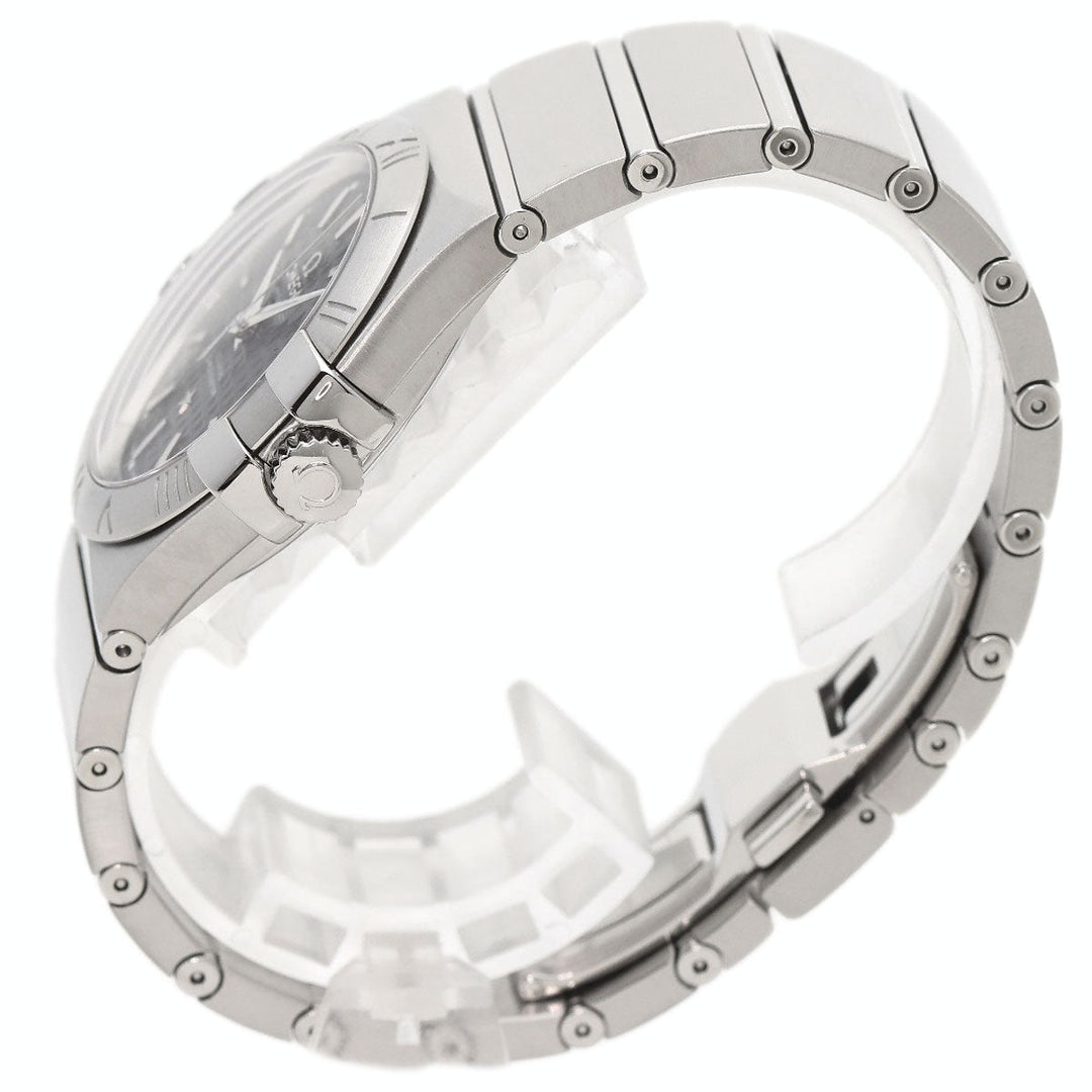 OMEGA Watches Mechanical Automatic 123.10.35.20.01.002 Stainless Steel , Stainless Steel Silver Constellation Co-Axial 1.4" black dial Women Used Authentic