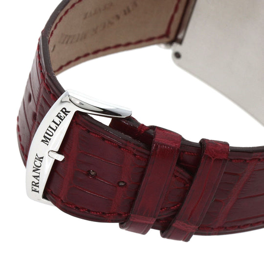 FRANCK MULLER Watches Mechanical Automatic 1200SC Stainless Steel, Leather Silver Long Island 50th Anniversary Model Limited to 100 pieces black dial mens Used Authentic