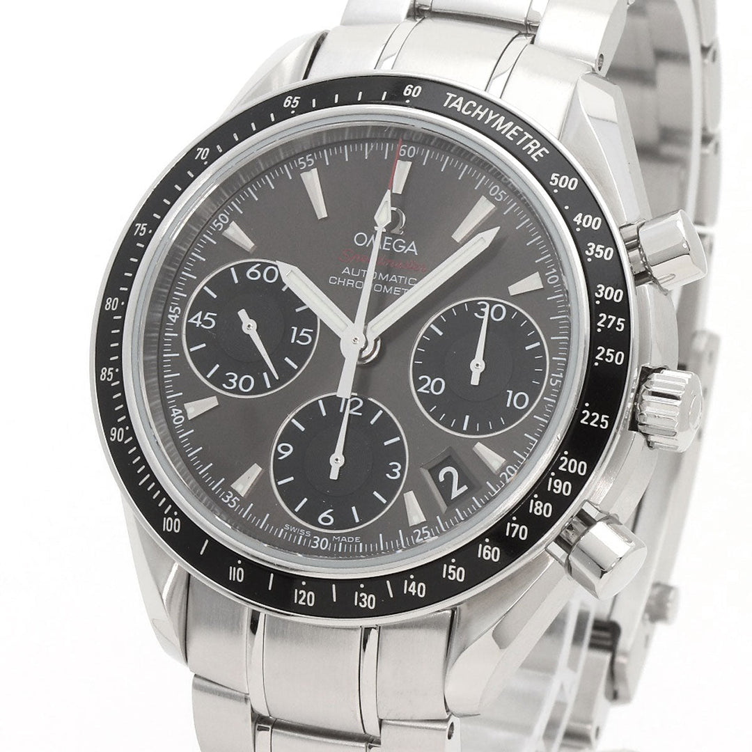 OMEGA Watches Mechanical Automatic 323.30.40.40.06.001 Stainless Steel Silver Speedmaster Date gray dial