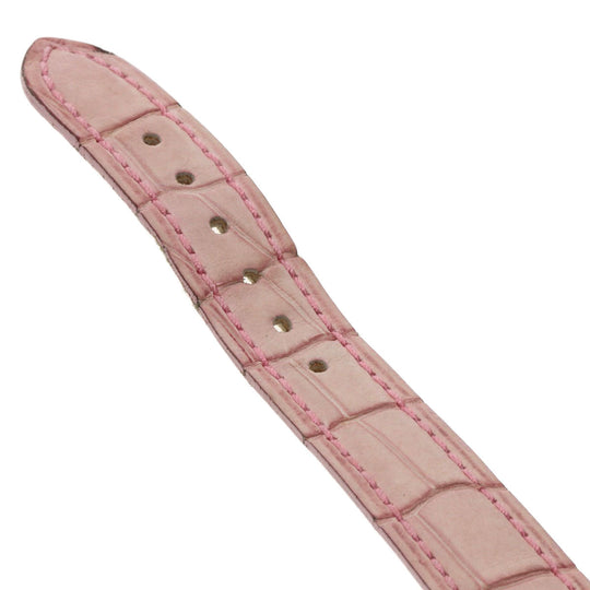 HARRY WINSTON Watches Quartz 330LQW K18WG, leather Silver Avenue C Pink shell dial Women Used Authentic