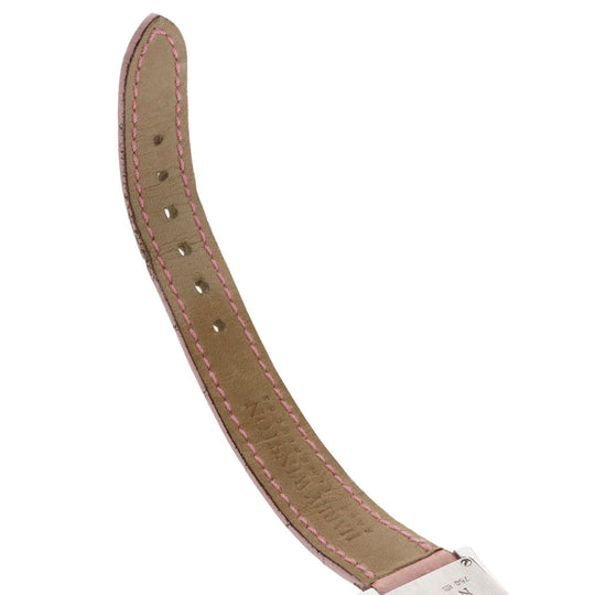 HARRY WINSTON Watches Quartz 330LQW K18WG, leather Silver Avenue C Pink shell dial Women Used Authentic