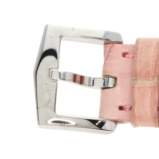 HARRY WINSTON Watches Quartz 330LQW K18WG, leather Silver Avenue C Pink shell dial Women Used Authentic