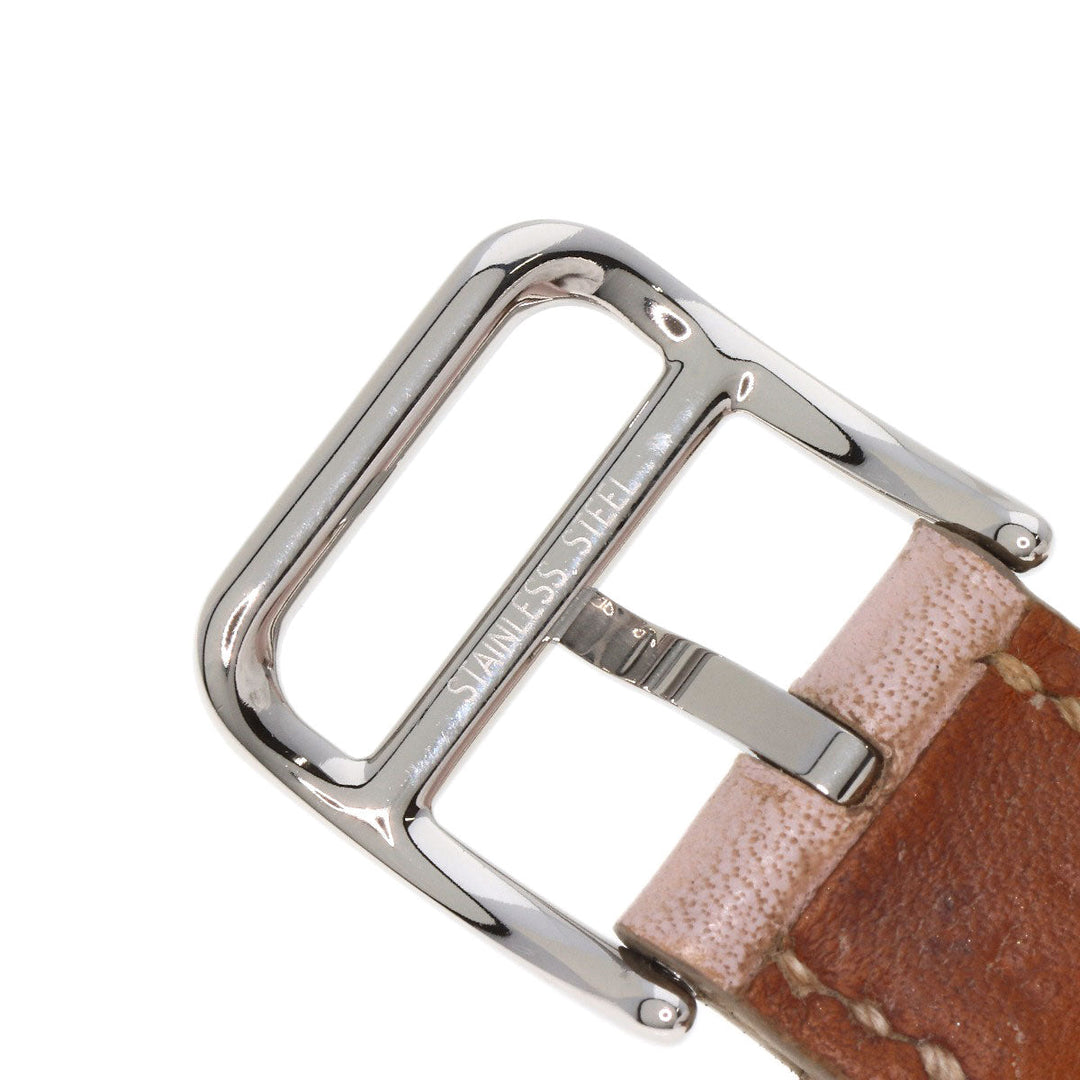 HERMES Watches Quartz HH1.210 Stainless Steel Silver H watch white dial