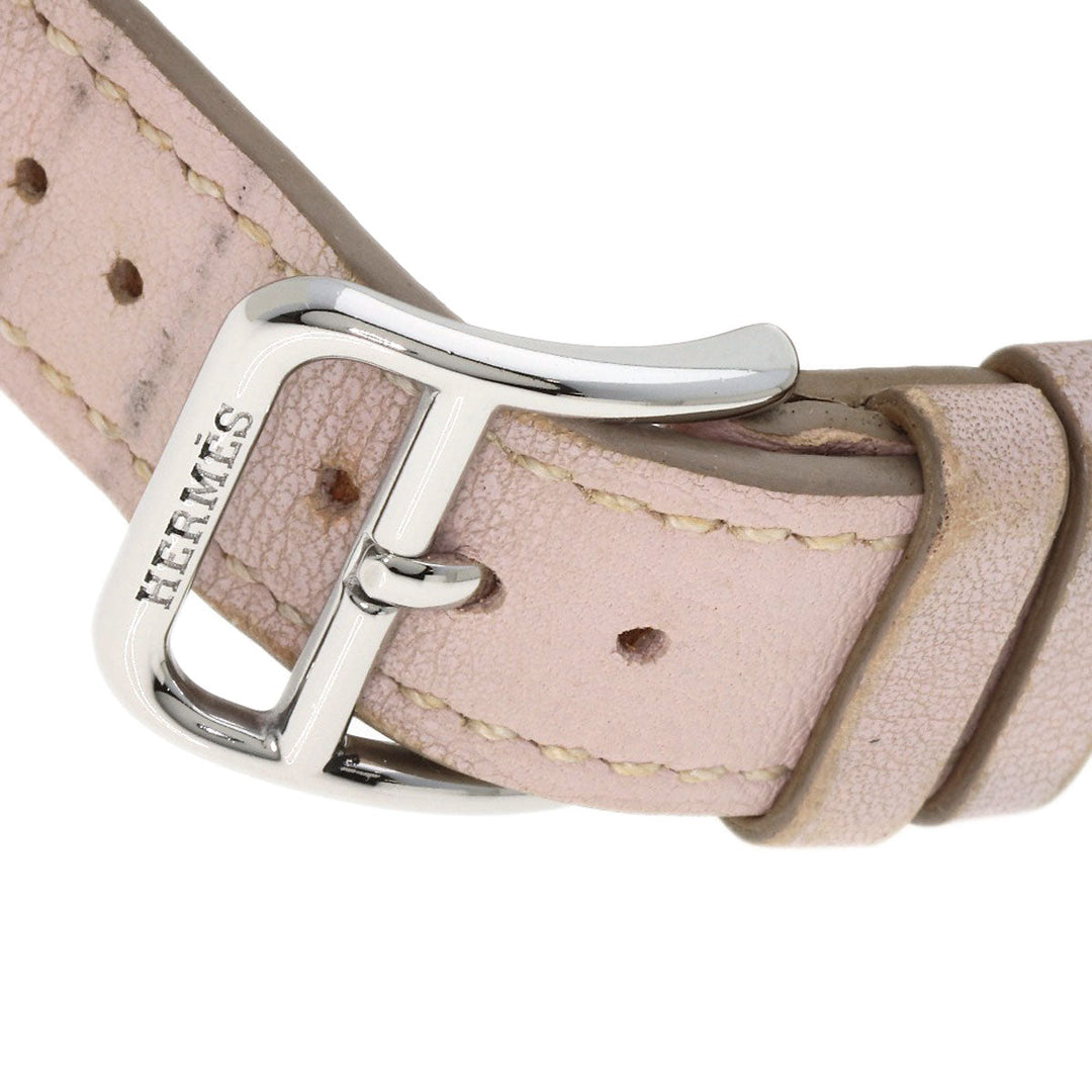 HERMES Watches Quartz HH1.210 Stainless Steel Silver H watch white dial