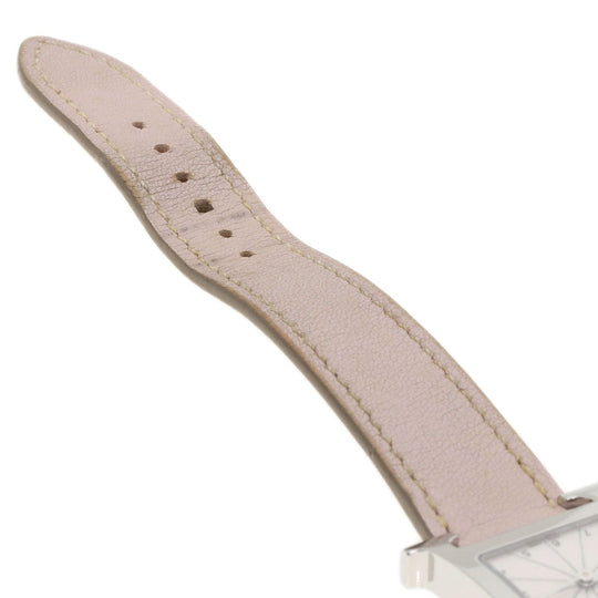 HERMES Watches Quartz HH1.210 Stainless Steel Silver H watch white dial