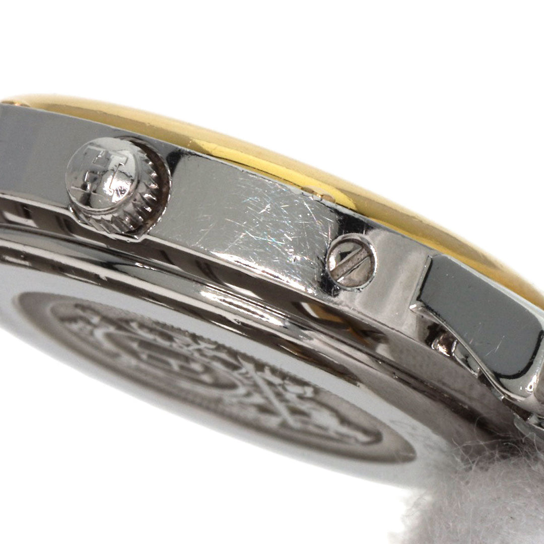 HERMES Watches Quartz CL4.220 Stainless Steel , SSxGP gold Clipper Ivory dial Women Used Authentic