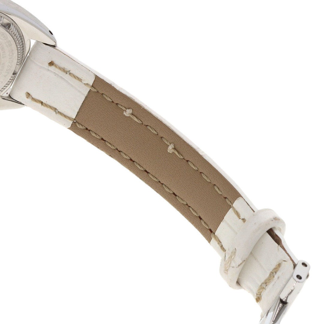 SEIKO Watches Quartz STGF087 4J52-0AC0 Stainless Steel, Leather Silver Grand Seiko Round Face Diamond White shell dial Women Used Authentic