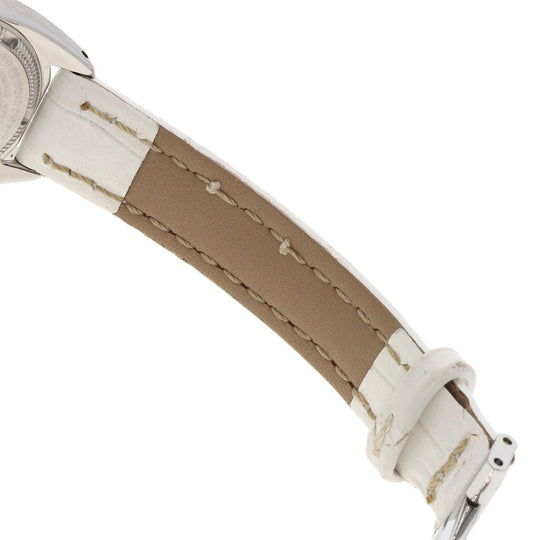 SEIKO Watches Quartz STGF087 4J52-0AC0 Stainless Steel, Leather Silver Grand Seiko Round Face Diamond White shell dial Women Used Authentic