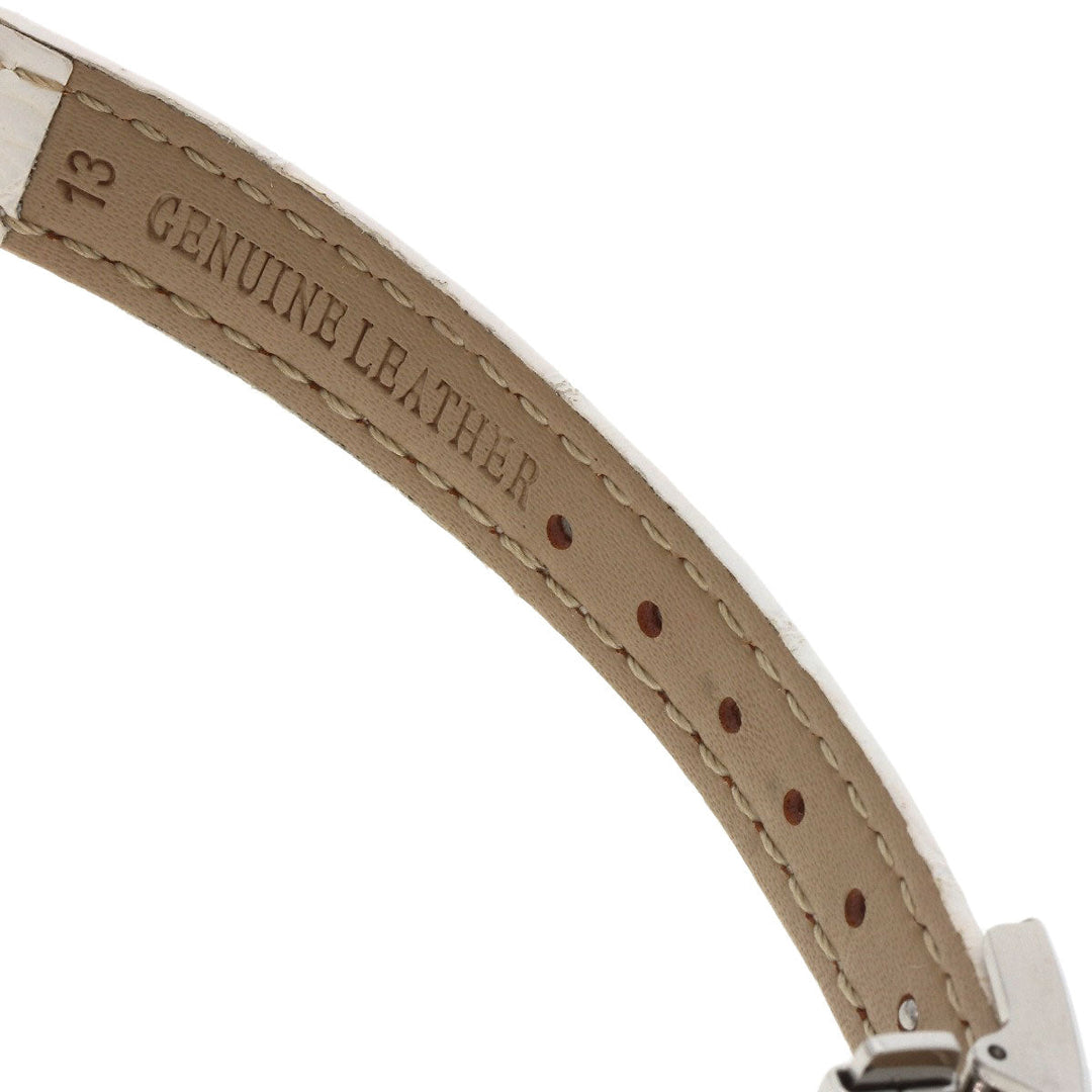 SEIKO Watches Quartz STGF087 4J52-0AC0 Stainless Steel, Leather Silver Grand Seiko Round Face Diamond White shell dial Women Used Authentic