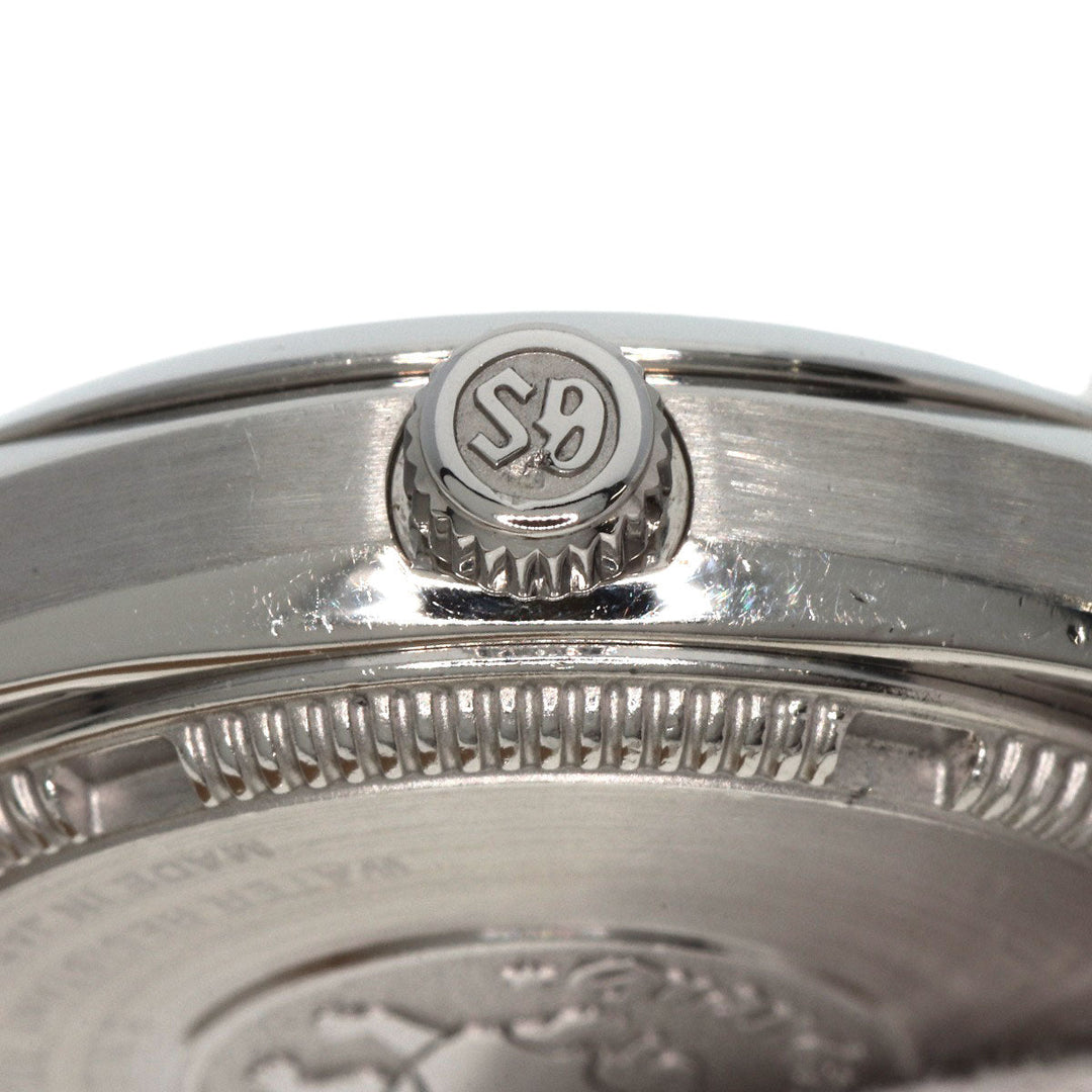 SEIKO Watches Quartz STGF087 4J52-0AC0 Stainless Steel, Leather Silver Grand Seiko Round Face Diamond White shell dial Women Used Authentic