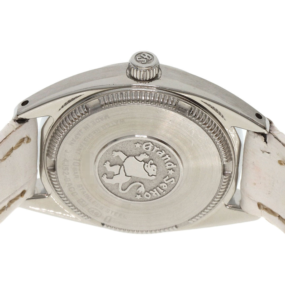 SEIKO Watches Quartz STGF087 4J52-0AC0 Stainless Steel, Leather Silver Grand Seiko Round Face Diamond White shell dial Women Used Authentic