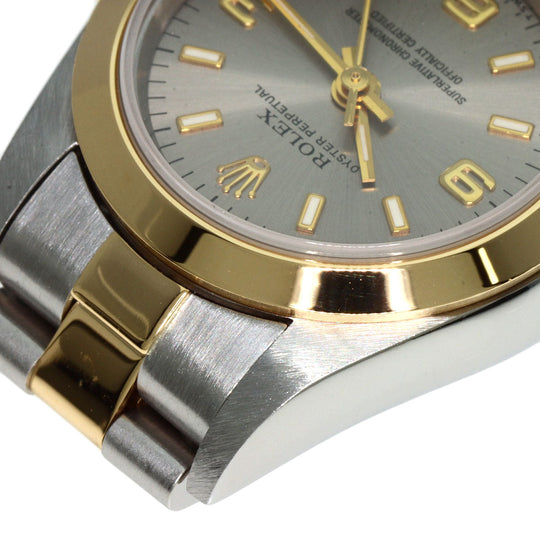 ROLEX Watches Mechanical Automatic 67183 Stainless Steel , SSxK18YG gold Oyster Perpetual 369 gray dial Women Used Authentic
