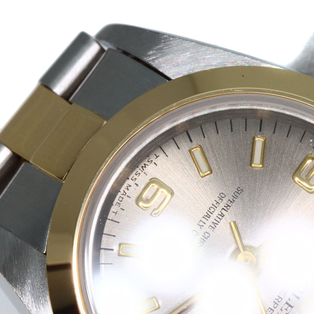 ROLEX Watches Mechanical Automatic 67183 Stainless Steel , SSxK18YG gold Oyster Perpetual 369 gray dial Women Used Authentic