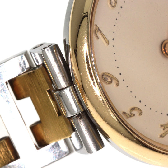 HERMES Watches Quartz Stainless Steel , SSxGP gold Arceau Ivory dial Women Used Authentic
