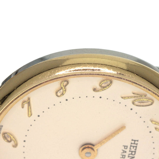 HERMES Watches Quartz Stainless Steel , SSxGP gold Arceau Ivory dial Women Used Authentic
