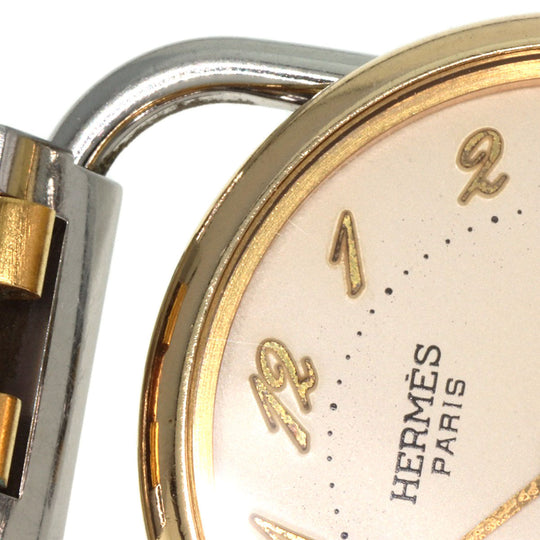 HERMES Watches Quartz Stainless Steel , SSxGP gold Arceau Ivory dial Women Used Authentic