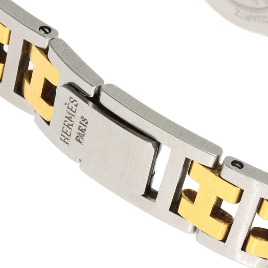 HERMES Watches Quartz Stainless Steel , SSxGP gold Arceau Ivory dial Women Used Authentic