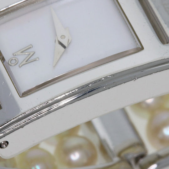MIKIMOTO Watches Quartz Stainless Steel Silver Pearl watch White shell dial