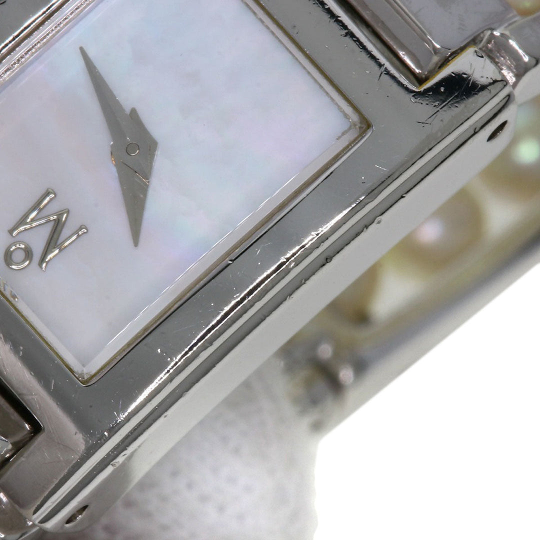 MIKIMOTO Watches Quartz Stainless Steel Silver Pearl watch White shell dial