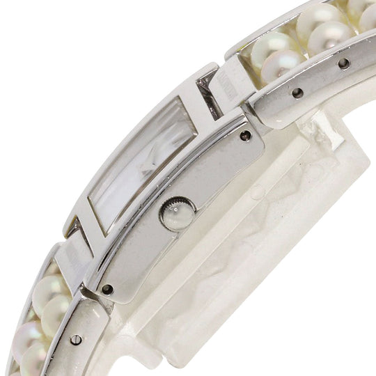 MIKIMOTO Watches Quartz Stainless Steel Silver Pearl watch White shell dial