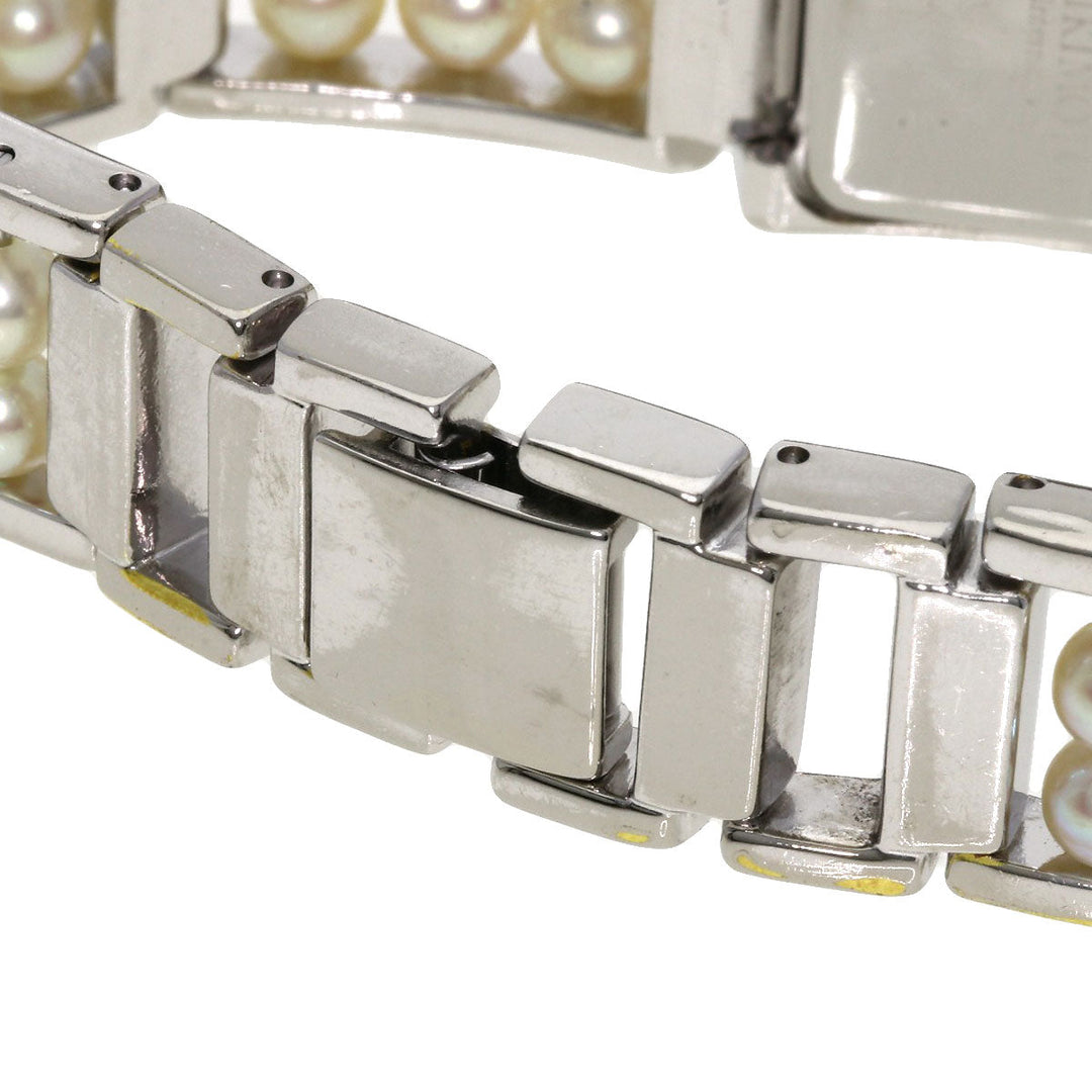 MIKIMOTO Watches Quartz Stainless Steel Silver Pearl watch White shell dial