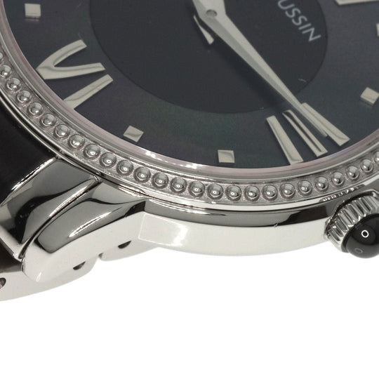 MAUBOUSSIN Watches Quartz 9296100-700 Stainless Steel Silver Jardin du Palais Royal Black shell dial
