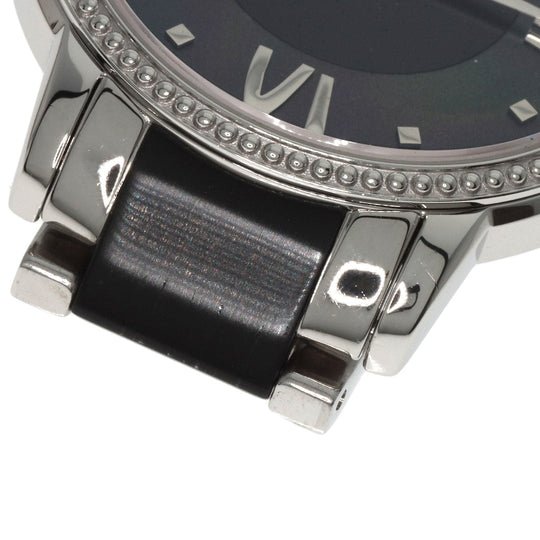 MAUBOUSSIN Watches Quartz 9296100-700 Stainless Steel Silver Jardin du Palais Royal Black shell dial