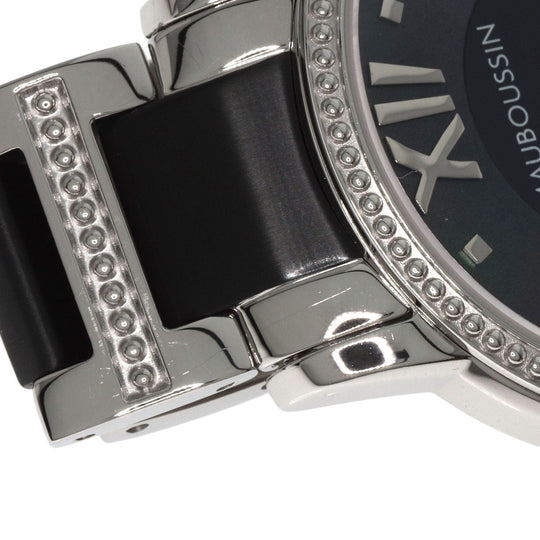 MAUBOUSSIN Watches Quartz 9296100-700 Stainless Steel Silver Jardin du Palais Royal Black shell dial