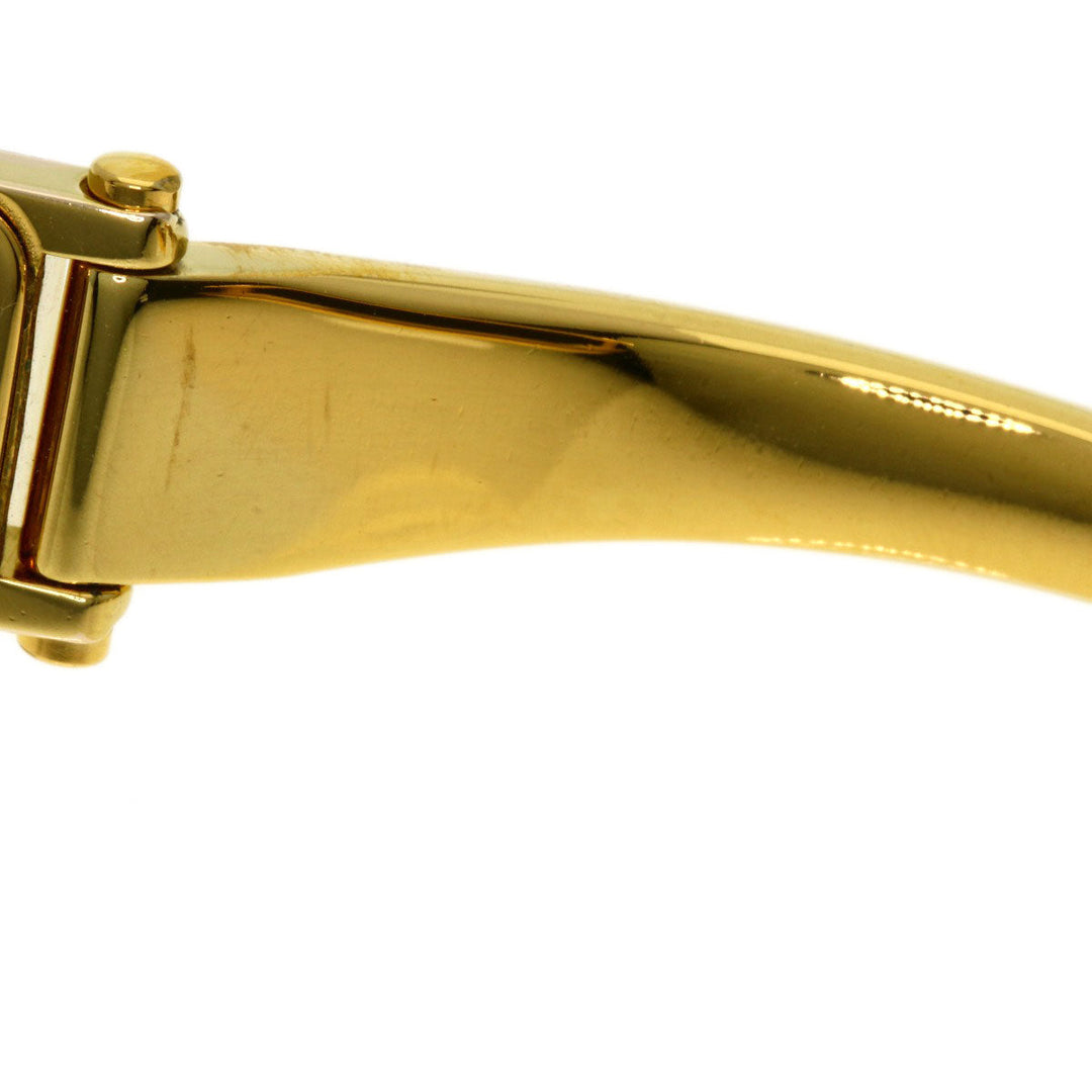 GUCCI Watches Quartz Gold Plated , Gold Plated gold 1500L White shell dial Women Used Authentic
