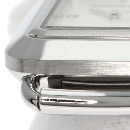 TIFFANY&Co. Watches Quartz 69546161 Stainless Steel , Stainless Steel Silver T Rectangle Limited to 375 pieces White shell dial Women Used Authentic
