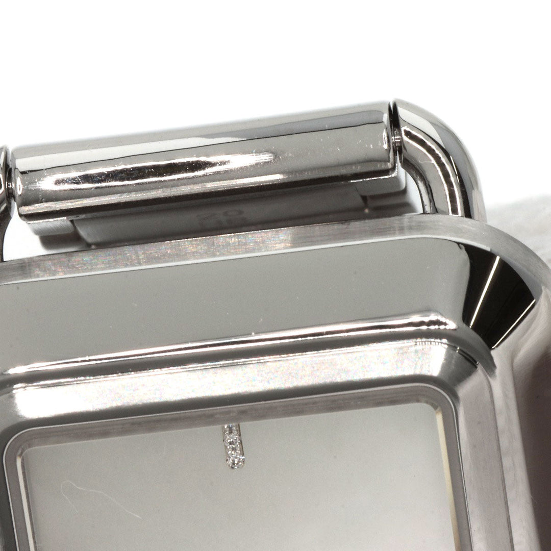 TIFFANY&Co. Watches Quartz 69546161 Stainless Steel , Stainless Steel Silver T Rectangle Limited to 375 pieces White shell dial Women Used Authentic