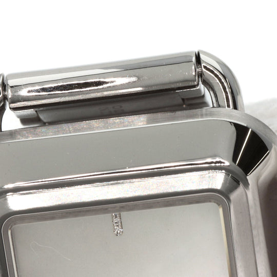 TIFFANY&Co. Watches Quartz 69546161 Stainless Steel , Stainless Steel Silver T Rectangle Limited to 375 pieces White shell dial Women Used Authentic