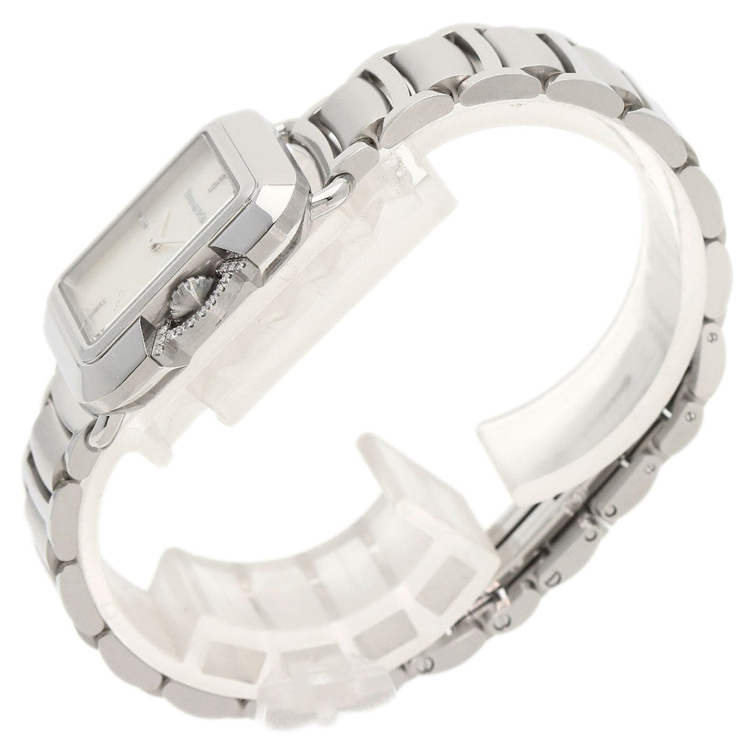 TIFFANY&Co. Watches Quartz 69546161 Stainless Steel , Stainless Steel Silver T Rectangle Limited to 375 pieces White shell dial Women Used Authentic