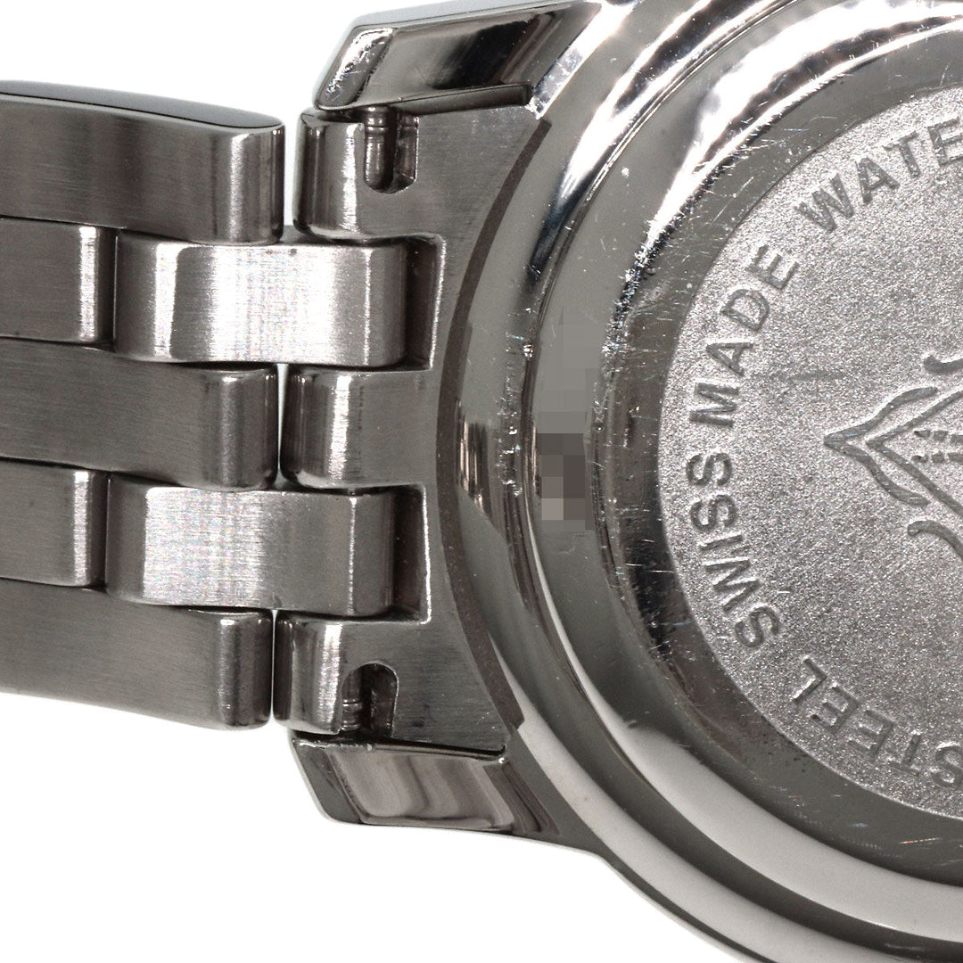 GUCCI Watches Quartz 5500M Stainless Steel , Stainless Steel Silver Round face gray dial mens Used Authentic