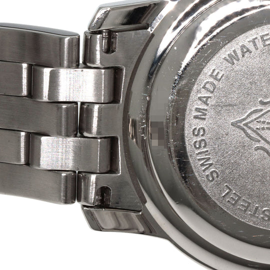 GUCCI Watches Quartz 5500M Stainless Steel , Stainless Steel Silver Round face gray dial mens Used Authentic